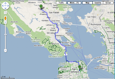 google maps biking speed